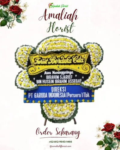 Papan Bunga Duka di Kerobokan Kaja